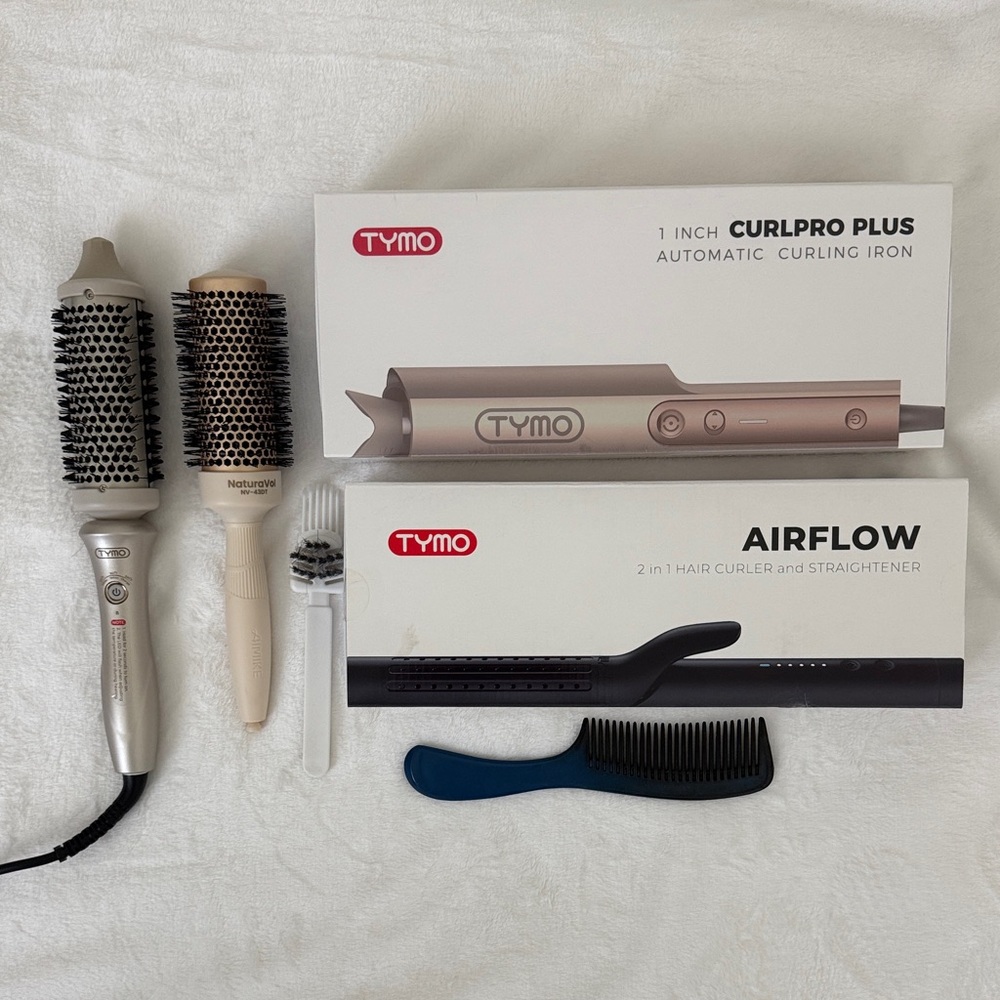 3 TYMO Curling Iron set + accessories